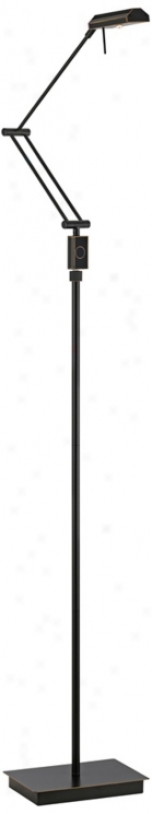 Ruggio Dark Bronze Led Pharmacy Floor Lamp (w1975)