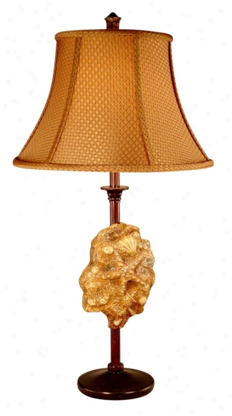 Sandy Seashells Table Lamp (f6385)