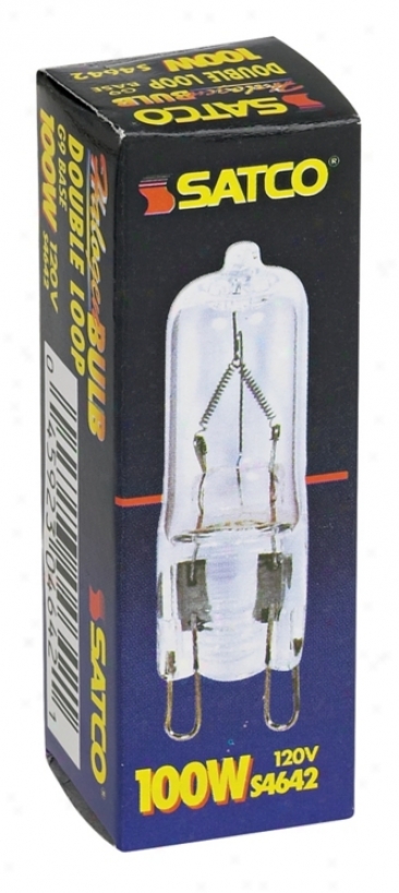 Satco 100-watts G9 120-volts Halogen Clear Buoyant Bulb (38133)