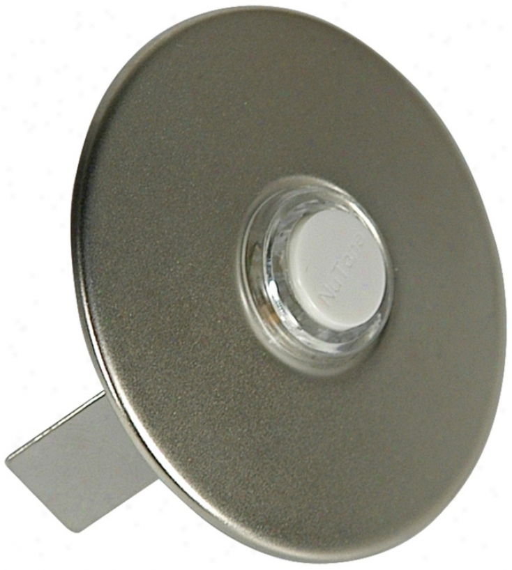 Satin Nickel Stucco Pushbutton (45199)