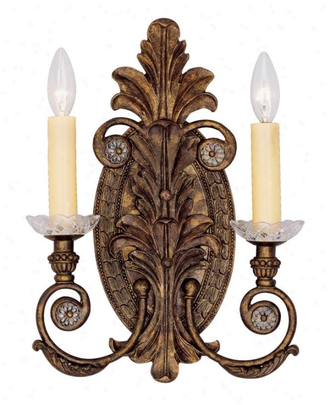 Savly House Empire 16" High 2-light Wall Sconce (k1016)