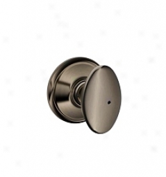 Schlage Siena Antique Pewter Privacy House Knob (43689)