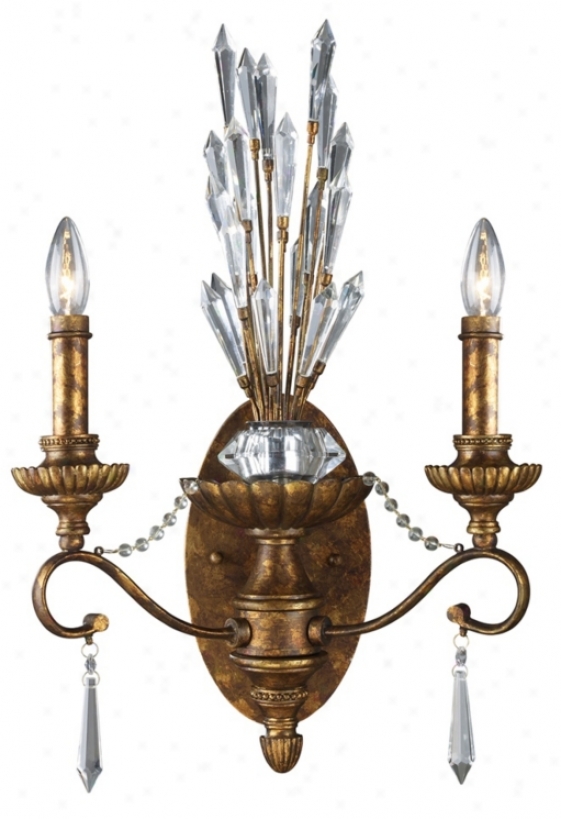 Segovia Collection Spanish Bronze 22" High 2-light Sconce (k0852)