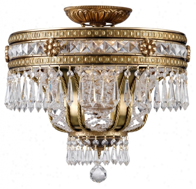 Seville Lead  16 1/2" High Ceiling Fixture (07553)