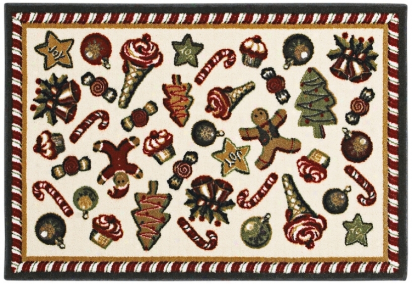 Shaw Holiday Sweets 2'7"x3'10" Holiday Rug (y1813)