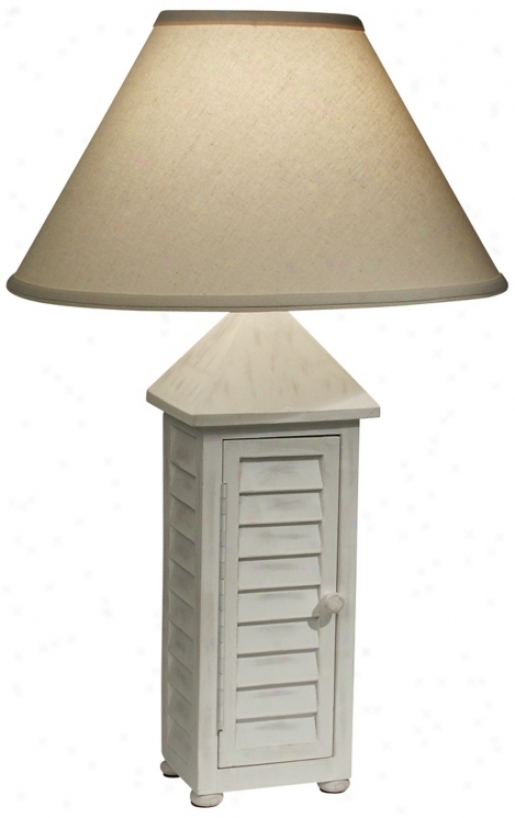 Shutter Me Shingles White Index Lamp By The Natural Light (f9395)