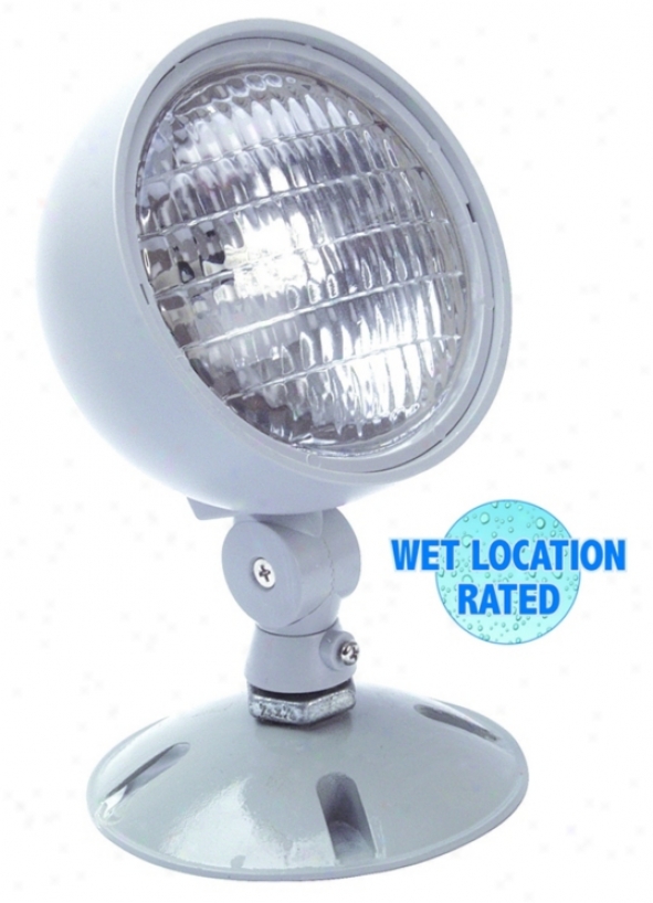 Single Head Wet Location 7.2 aWtt Remote Emergency Light (63737)