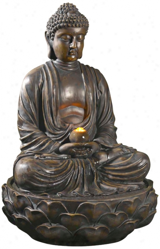 Sitting Buddha Led Founyain (x3690)