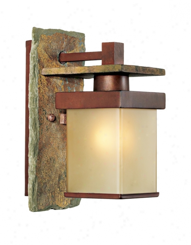 Slate Stone Collection 11" Hiigh Indoor/outdoor Wall Sconce (58515)