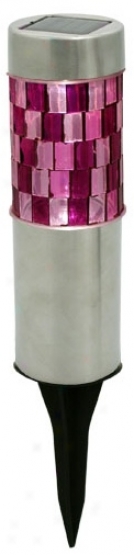 Solar Violet Mosaic Stake Light Lde (v5024)