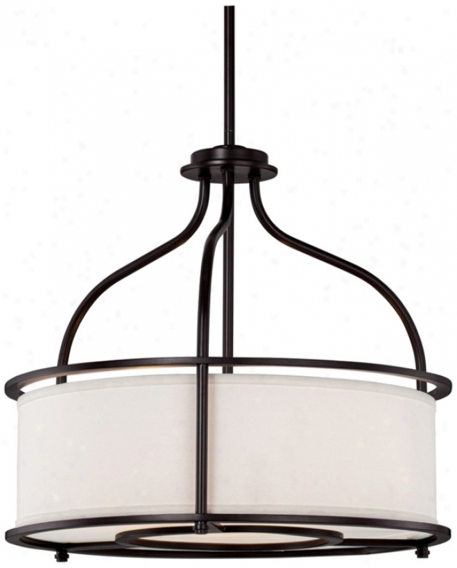 Southampton 3-light 20" Wide Bronze Pendant Light (v7002)