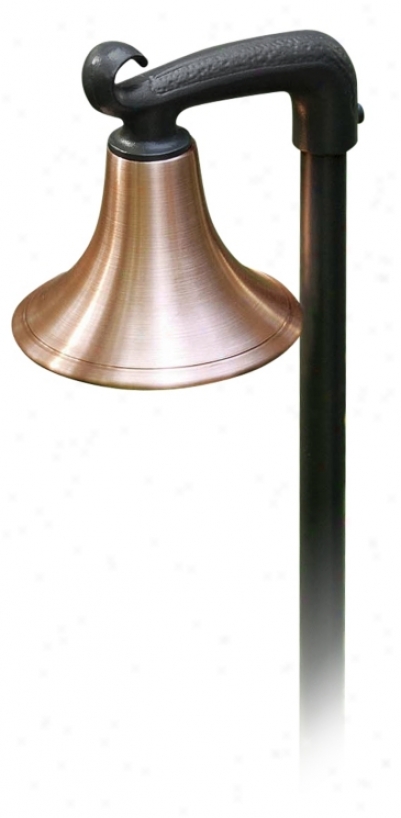 Spun Copper Shade 21" Hjgh Path Light (l0896)