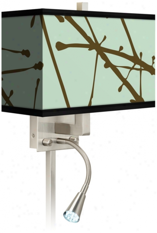 Stacy Garcia Cal1igraphy Tree Ice Led Light Plug-in Sconce (n8671-p7153)