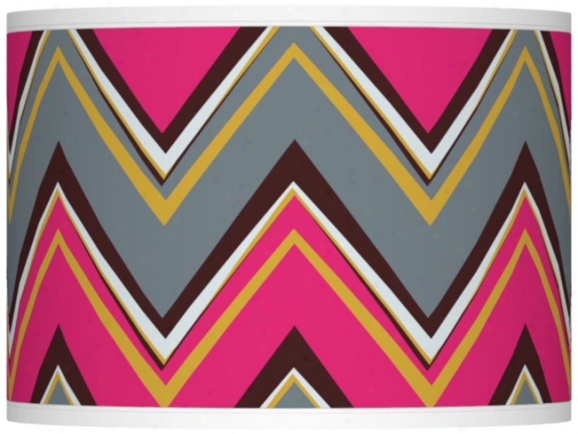 Stacy Garcia Chevron Pride Pink Shade 13.5x13.5x10 (spider) (37869-y3181)