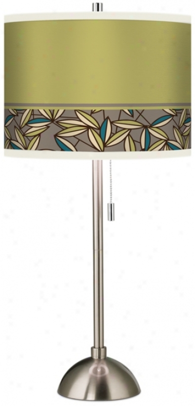 Stacy Ga5cia Floral Chorus Giclee Table Lamp (60757-j2624)