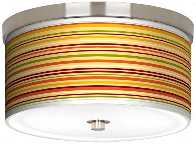 Stacy Garcia Harvest Stripe 10 1/4" Wide Ceiling Light (j9214-k1662)