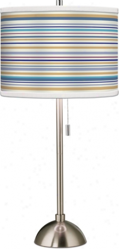 Stacy Garcia Landscape Stripe Giclee Table Lamp (60757-g6442)