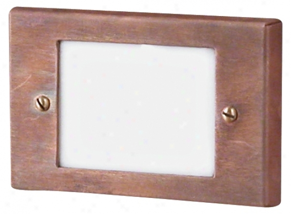 Stamped Copper Through  Acrylic Lens Advancement Light (66160)