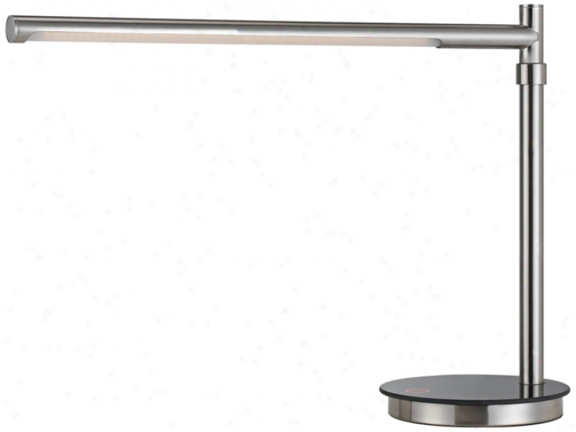 Prop Brushed Steel Led Desk Lamp (u9120)