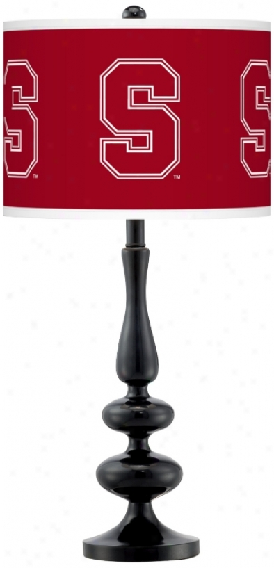 Stanford University Gloss Black Table Lamp (n5714-y4697)