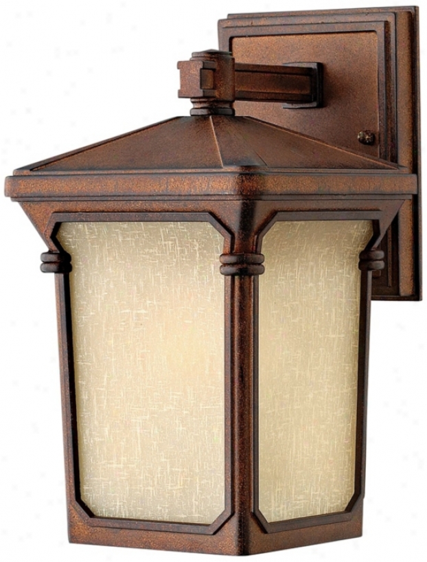 Stratford Collection Auburn 10 3/4" High Outdoor Wall Light (k0747)