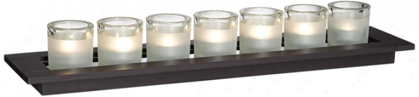 Sumi 7-votive Espresso Tra yCandle Holder (w2021)