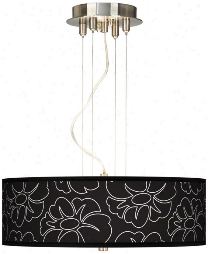 Summer Silhouette 20" Wide 3-libht Pendant Chandelier (17822-n5223)