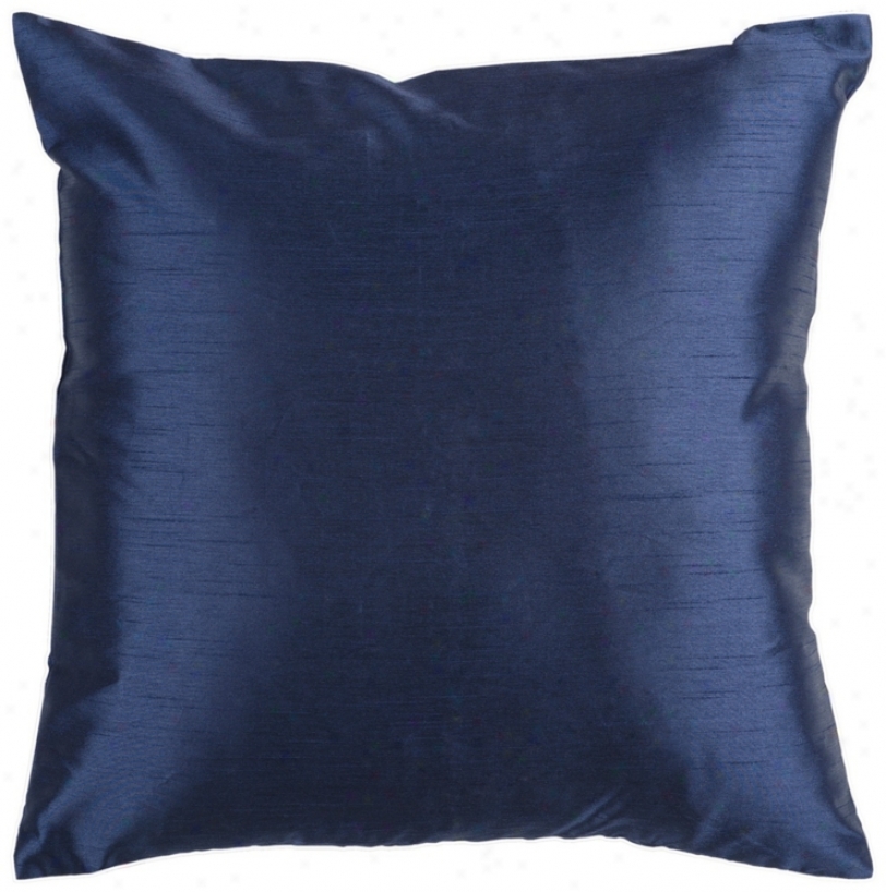 Surya 18" Square Navy Put Pillow (v2966)