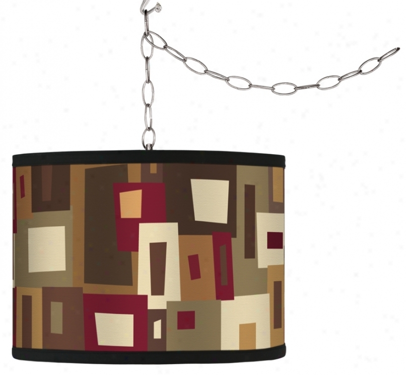 Swag Style Earth Palett eShade Plug-in Chandelier (f9542-g4312)