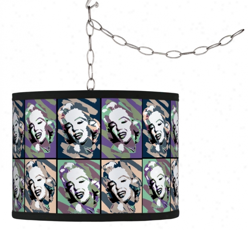 Swag Style Hollywood Dreams I Shade Plug-in Chandelier (f9542-g9574)