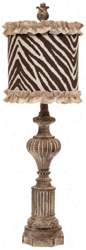 Swoon Decor Small Zebra Table Lamp (w8346)