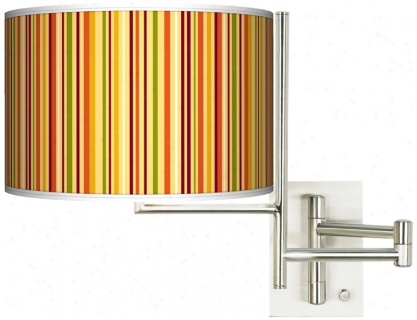 Tempo Stacy Garcia Vertical Harvest Stripe Plug-in Swing Arm (k1148-k4400)