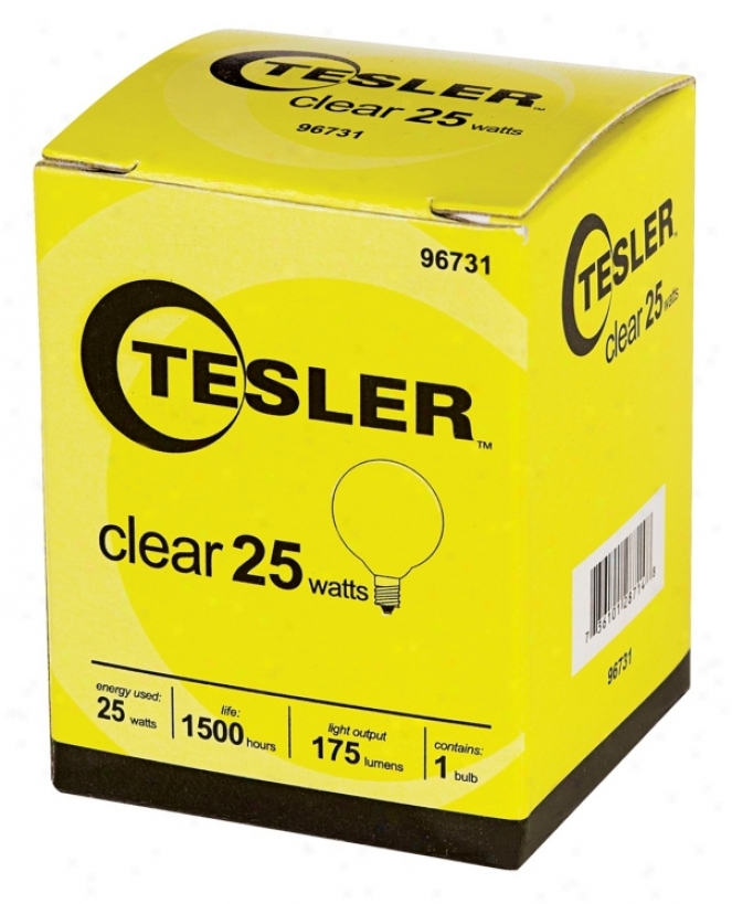 Telser 25 Watt G12 1/2 Clear Candelabra Light Bulb (96731)