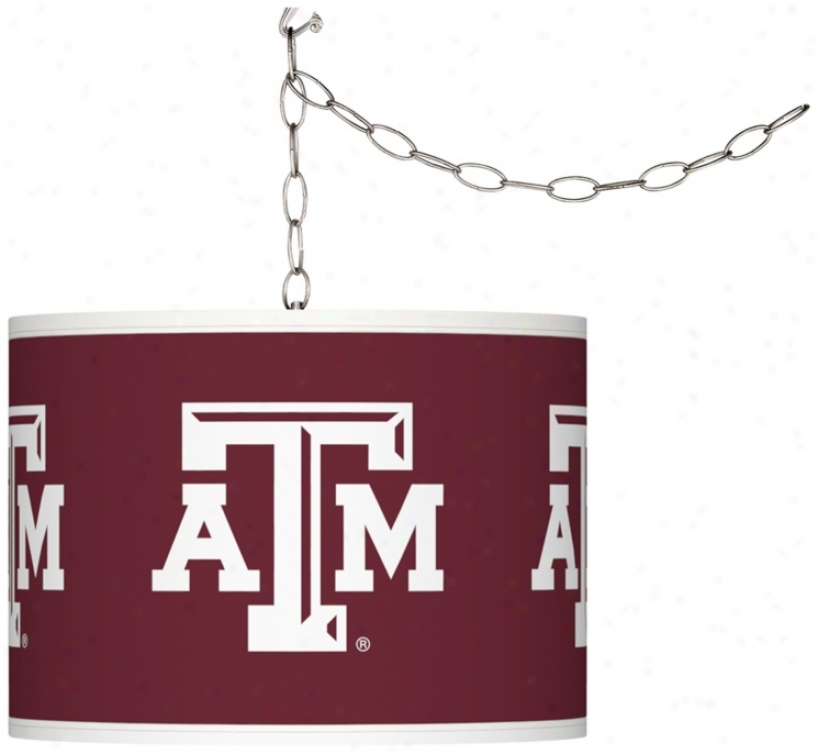 Texas A&m University 13 1/2" ;w Bend Chandelier (f9542-y3556)