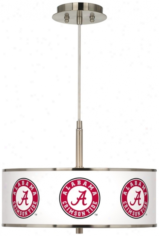 The University Of Alabama 16" Wide Pendant Light (t6341-y2757)