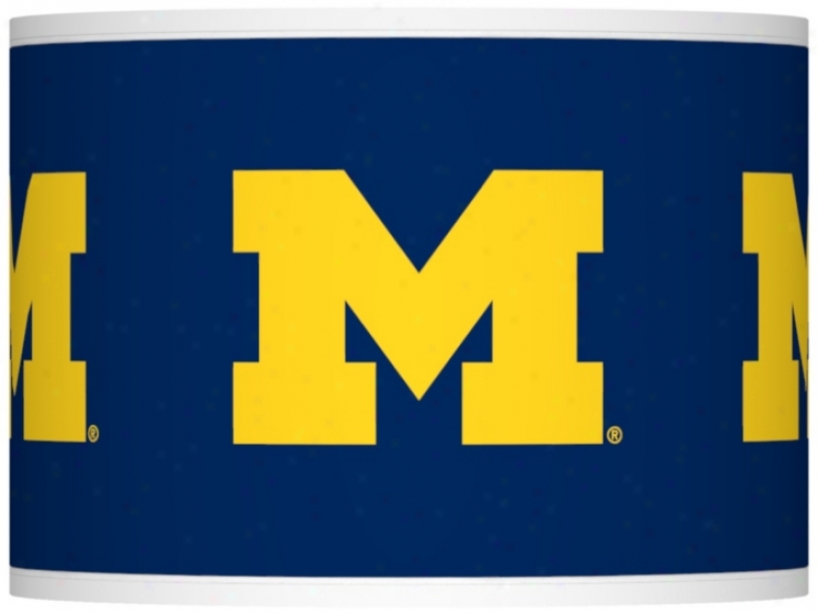 The University Of Michigan Lamp Shade 13.5x13.5x10 (spider) (37869-y4712)