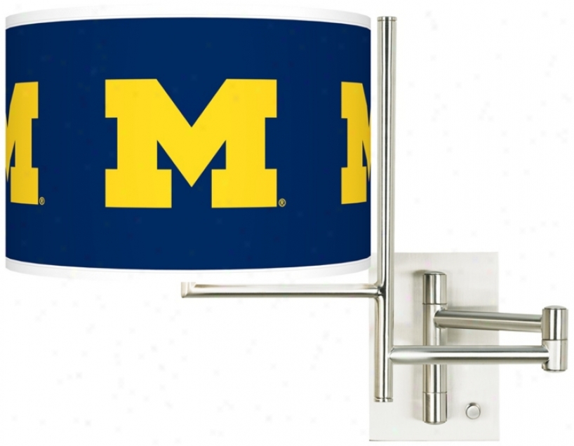 The University Of Michigan Steel Swing Arm Wall Daybreak (k1148-y4718)