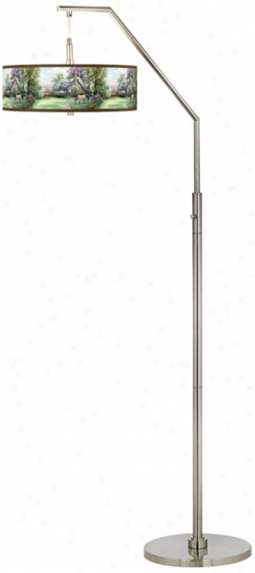 Thomas Kinkade A Perfect Summer Day Arc Floor Lamp (h5361-w8746)