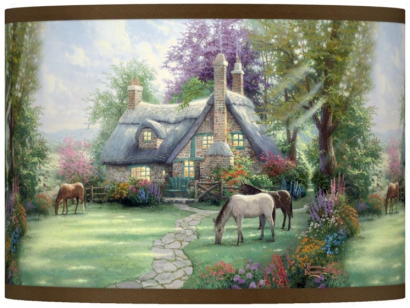 Thomas Kinkade A Complete Summer Day Shade 13.5x13.5x10 (37869-w8822)