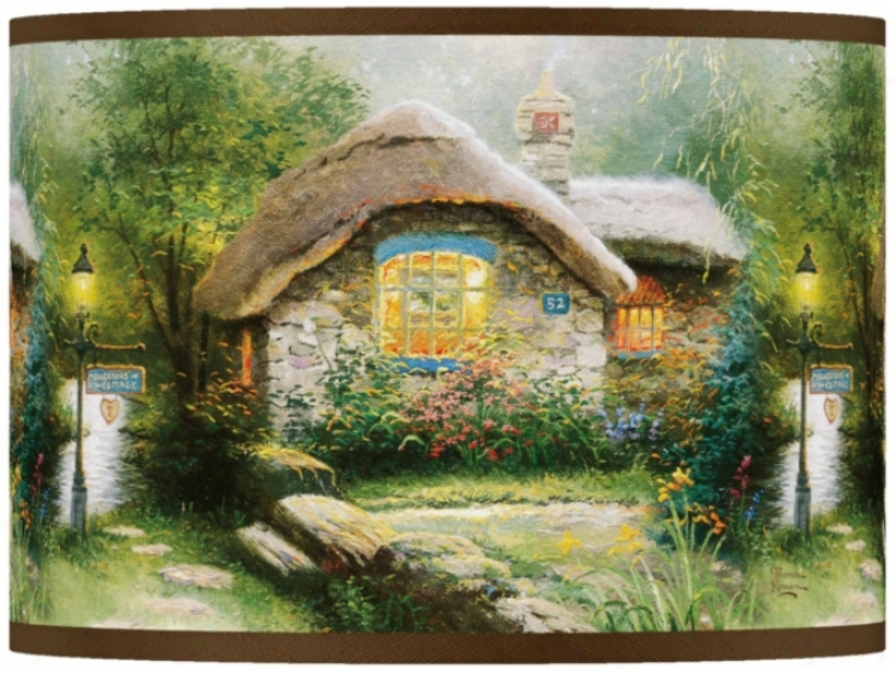 Thomas Kinkade Collector&#8217;s Cottage Shade 13.5x13.5x10 (37869-w7161)