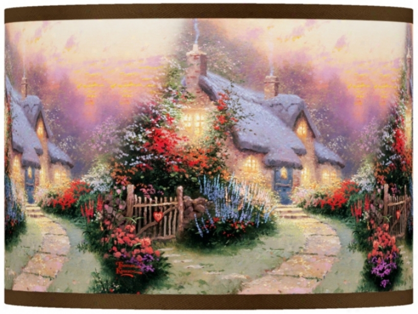 Thomas Kinkade Glory Of Evening Shace 13.5x13.5x10 (37869-w7166)