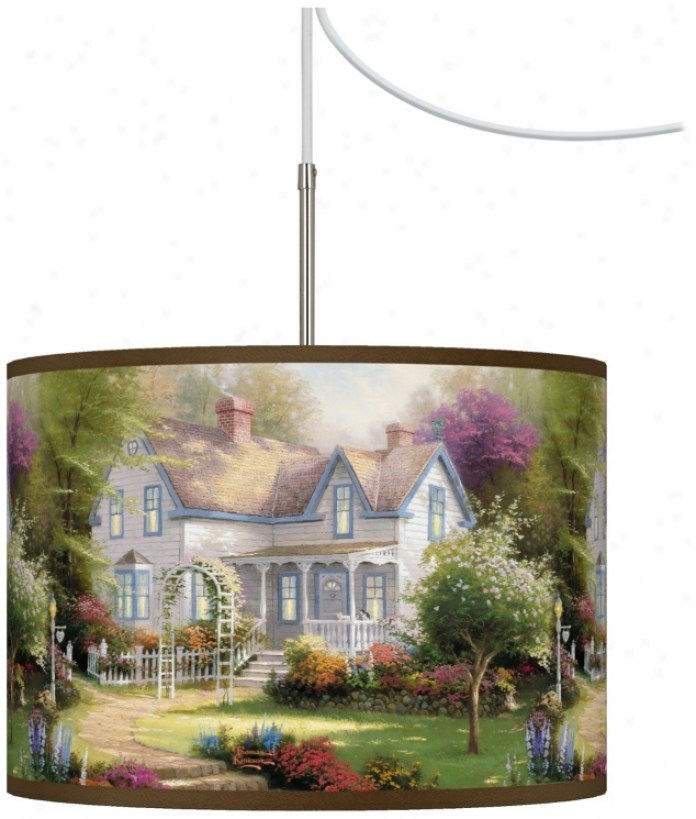 Thomas Kinkade Home Is Whither The Heart Is Ii Chandelier (t6330-w8915)