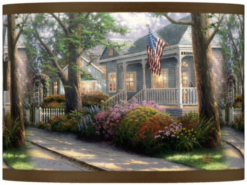 Thomas Kinkade Hometown Pride Shade 13.5x13.5x10 (37869-w7169)