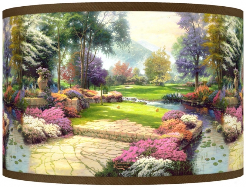 Thomas Kinkade Living Waters Golfer's Paradise 8.5"h Shade (j8517-w8845)