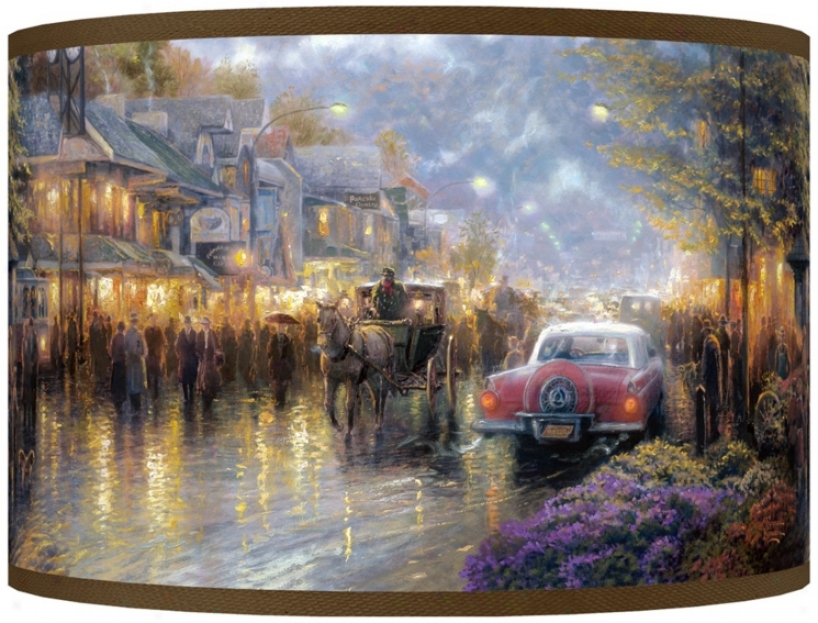 Thommas Kinkade Mountain Memories Shade 12x12x8.5 (j8517-w7197)