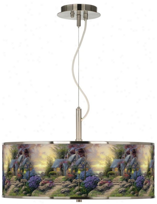 Thomas Kinkade Seasice Hideaway 20" Wide Pendant Light (t6343-w7319)