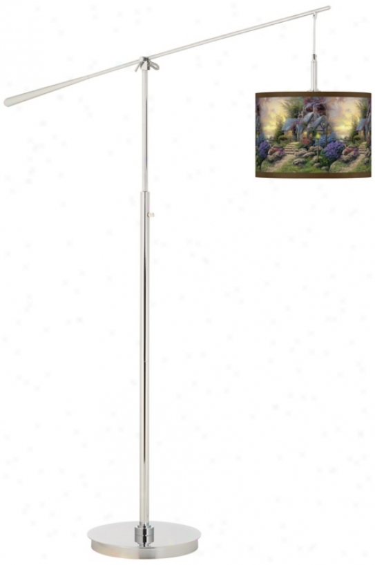 Thomas Kinkade Seaside iHdeaway Boom Arm Floor Lamp (n0749-w7029)