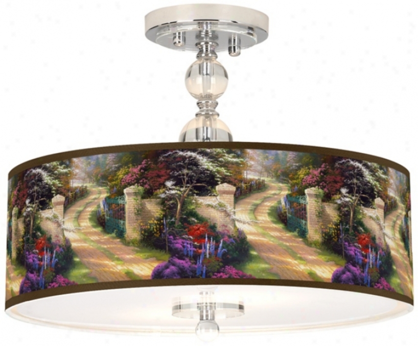 Tohmas Kinkade Spring Gate 16" Ceiling Light (n7956-w8996)