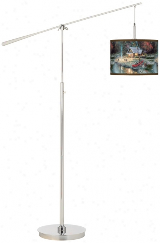 Thomas Kinkade The End Of A Perfect Day Ii Boom Floor Lamp (n0749-w8731)