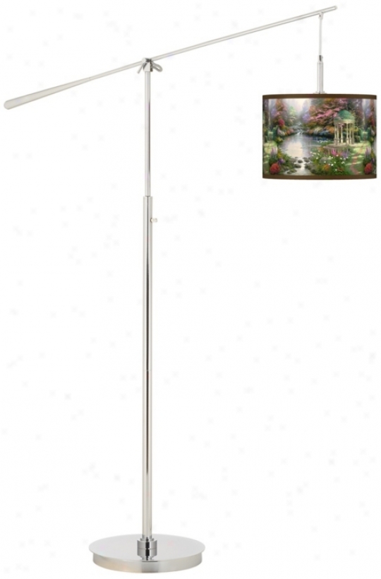 Thomas Kinkade The Garden Of Prayer Boom Arm Cover with a ~ Lamp (n0749-w8732)